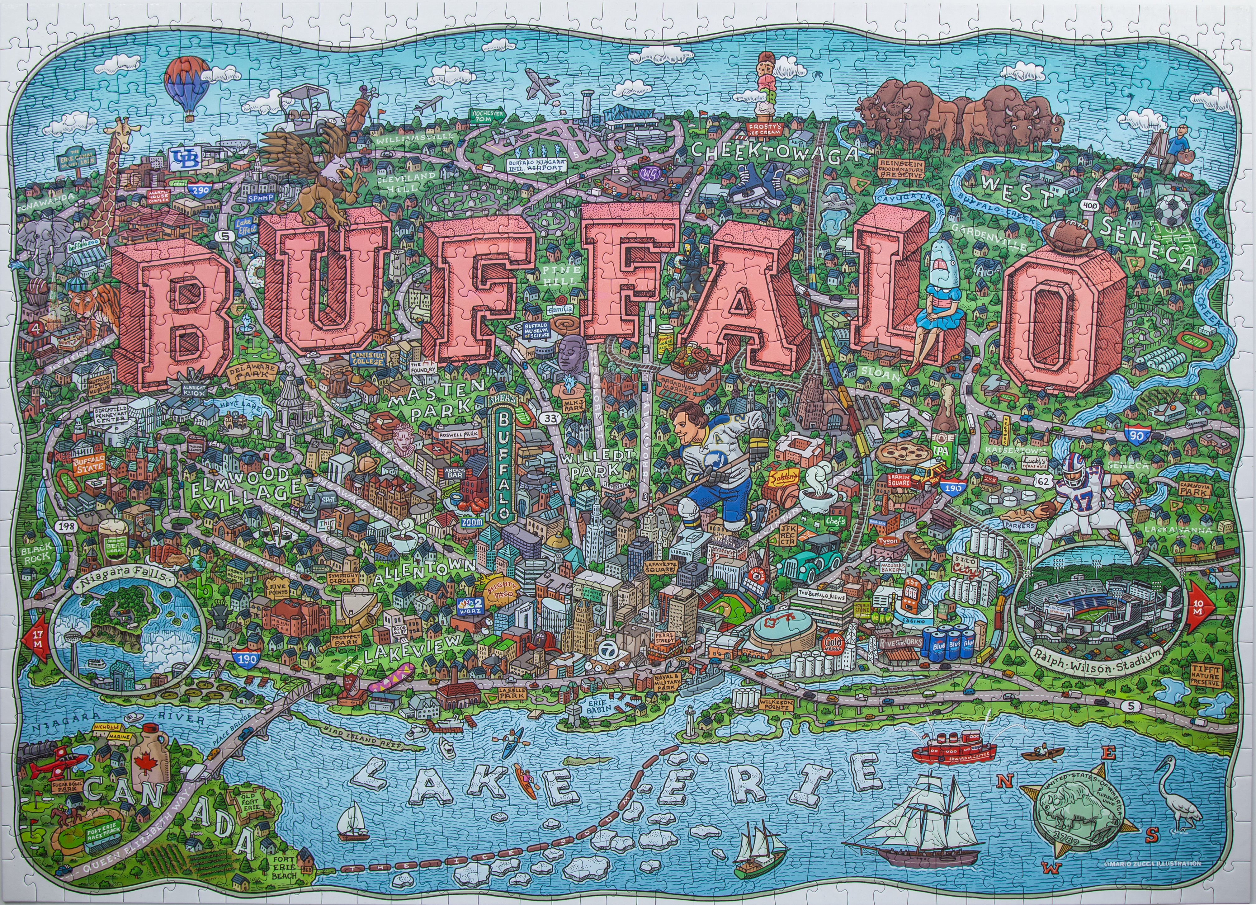 Buffalo 1000 Piece Puzzle