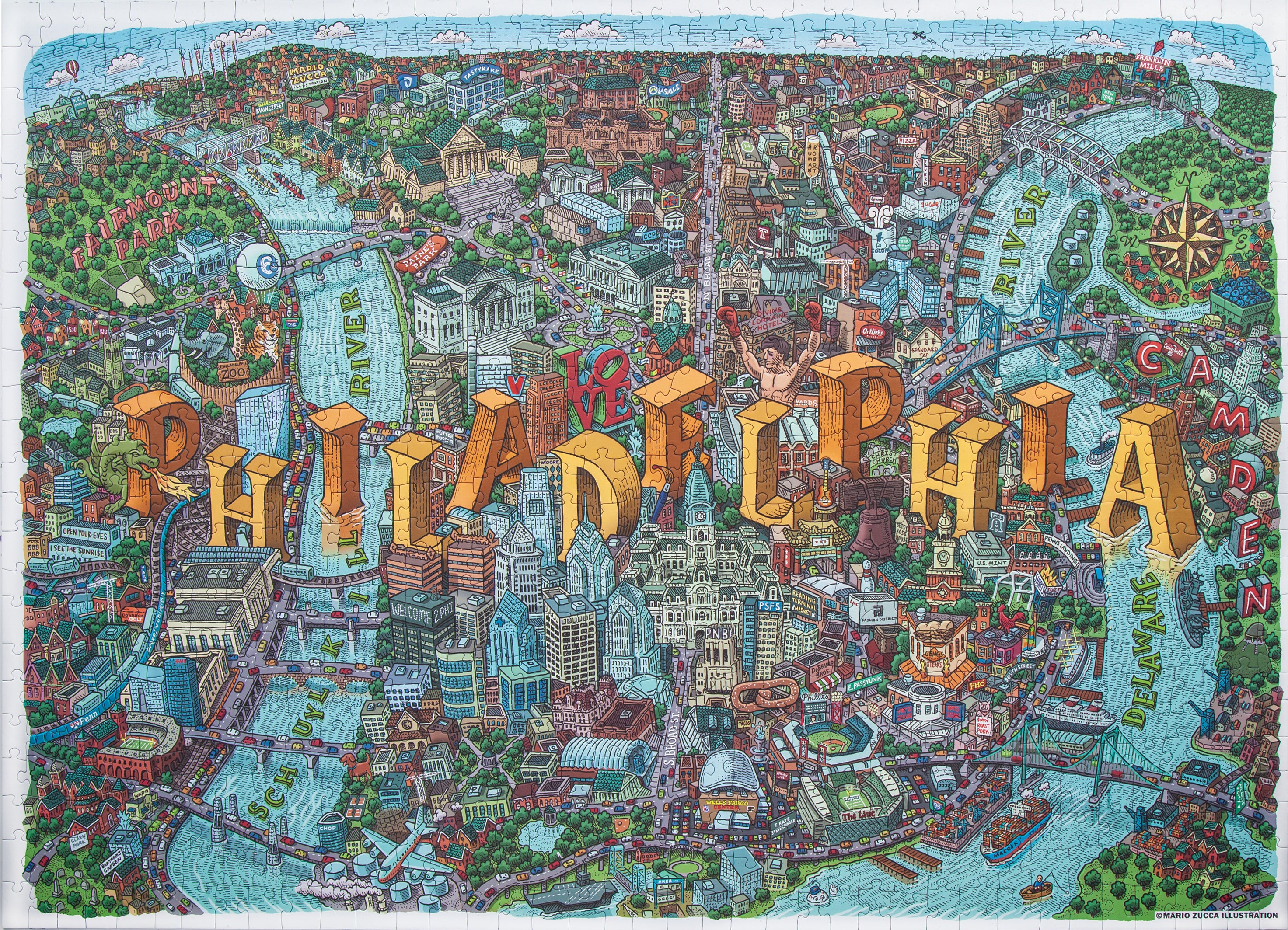 Philadelphia 1000 Piece Puzzle