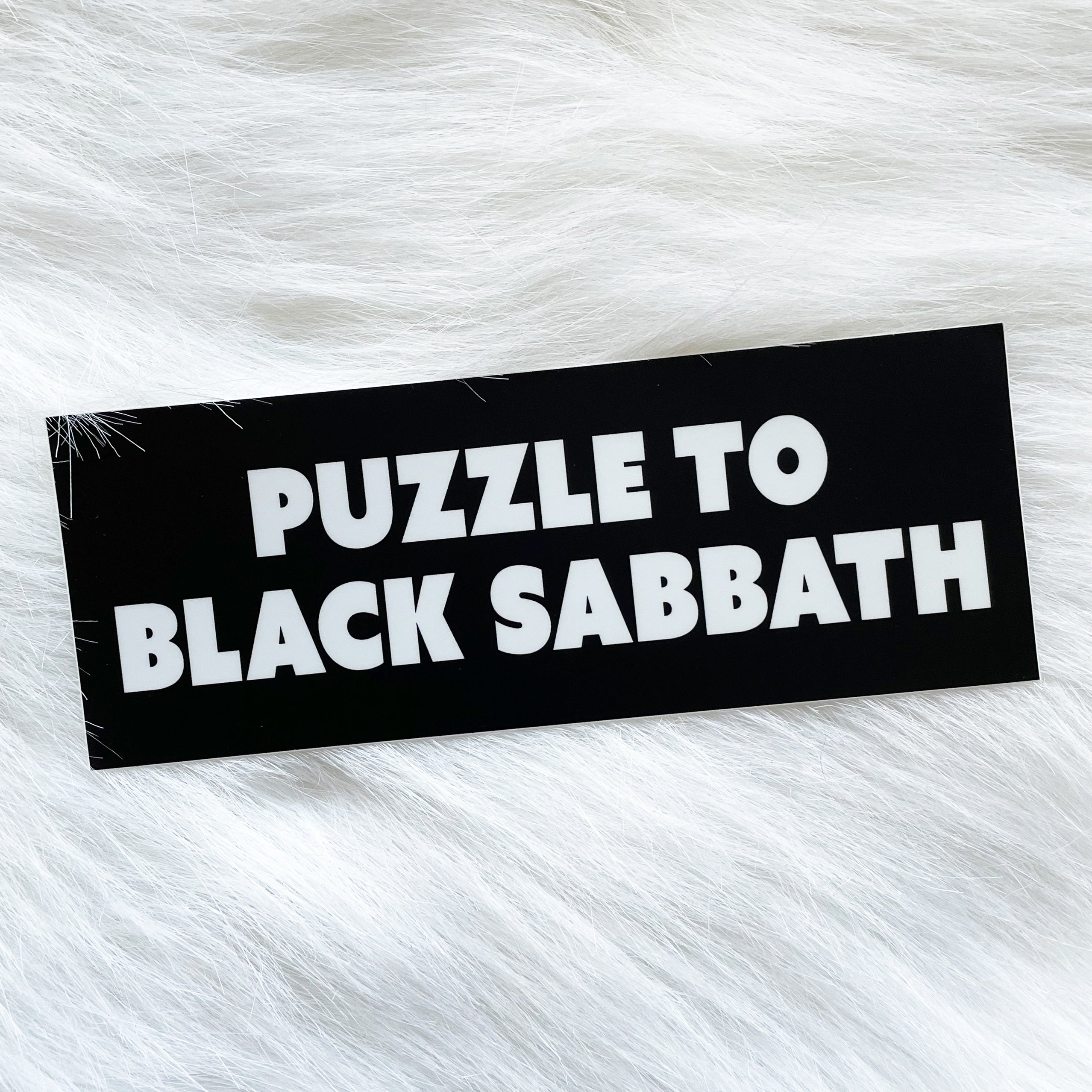 Puzzle to Black Sabbath Sticker