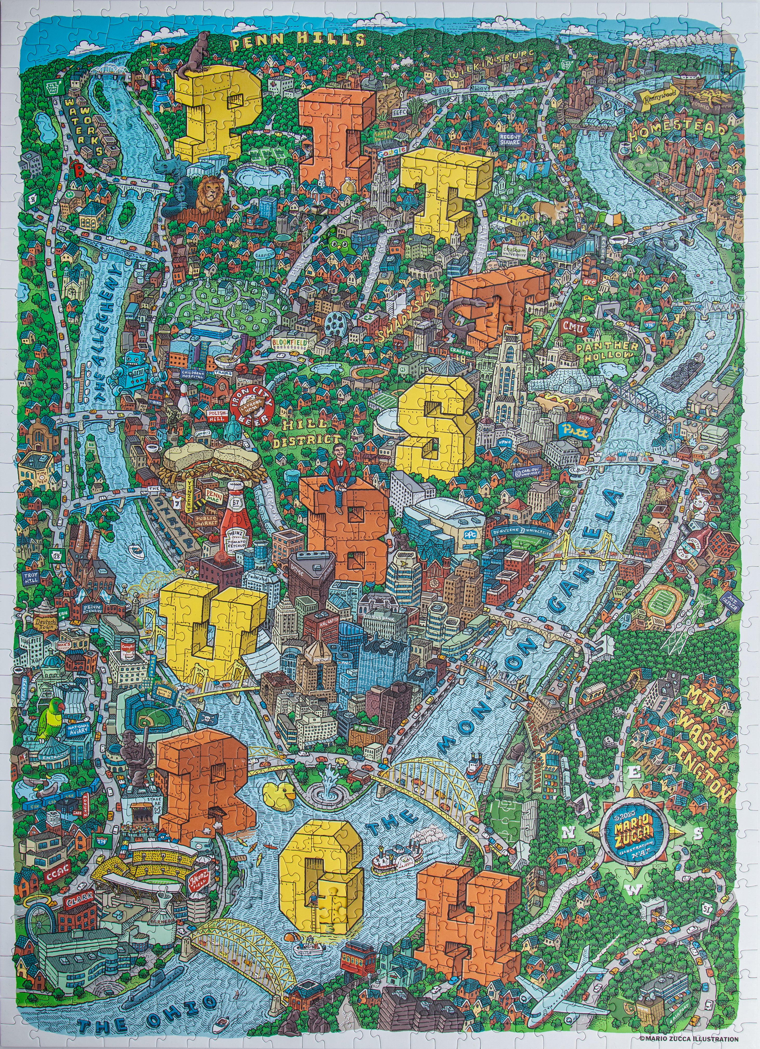 Pittsburgh 1000 Piece Puzzle