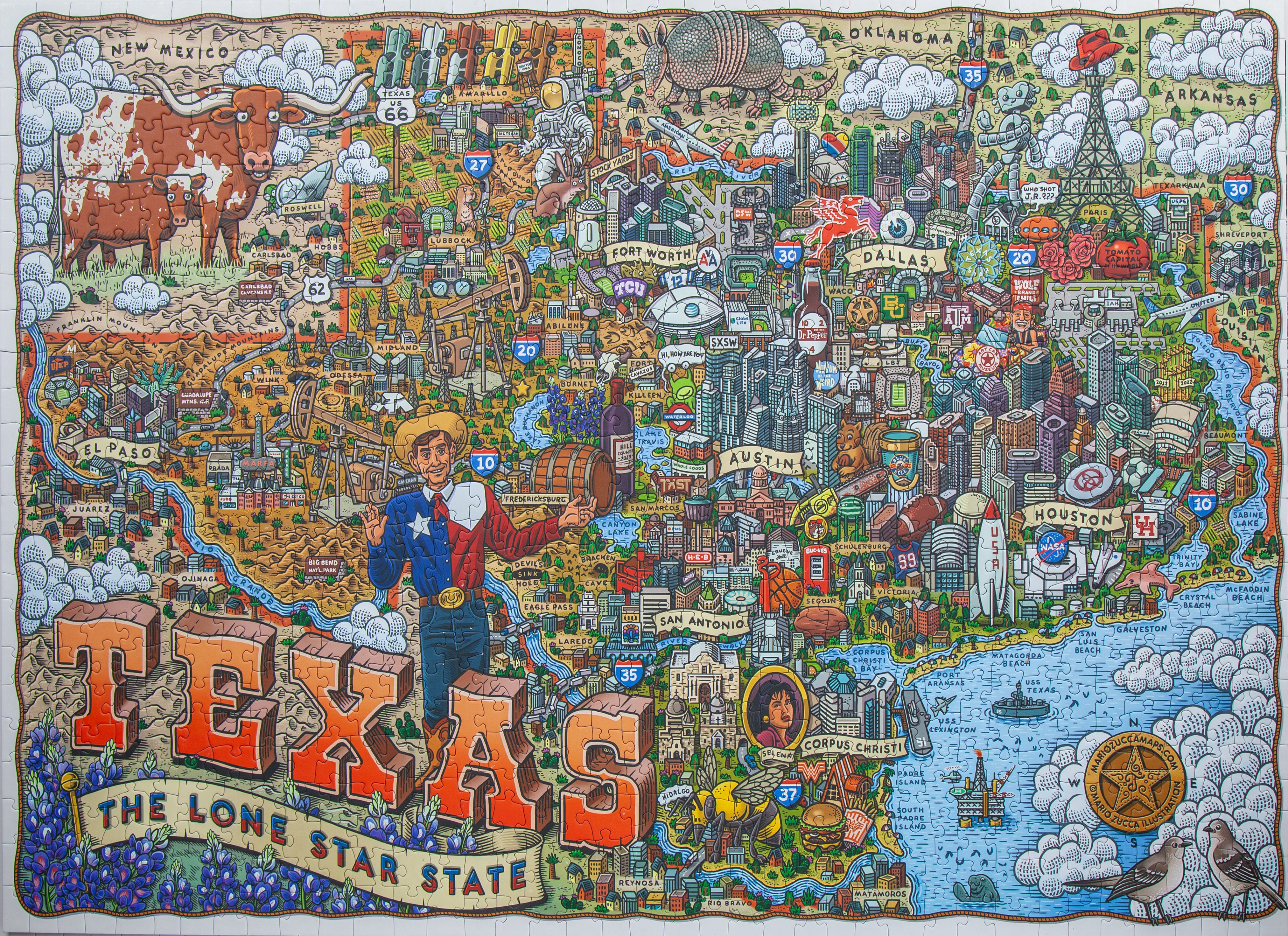 Texas 1000 Piece Puzzle