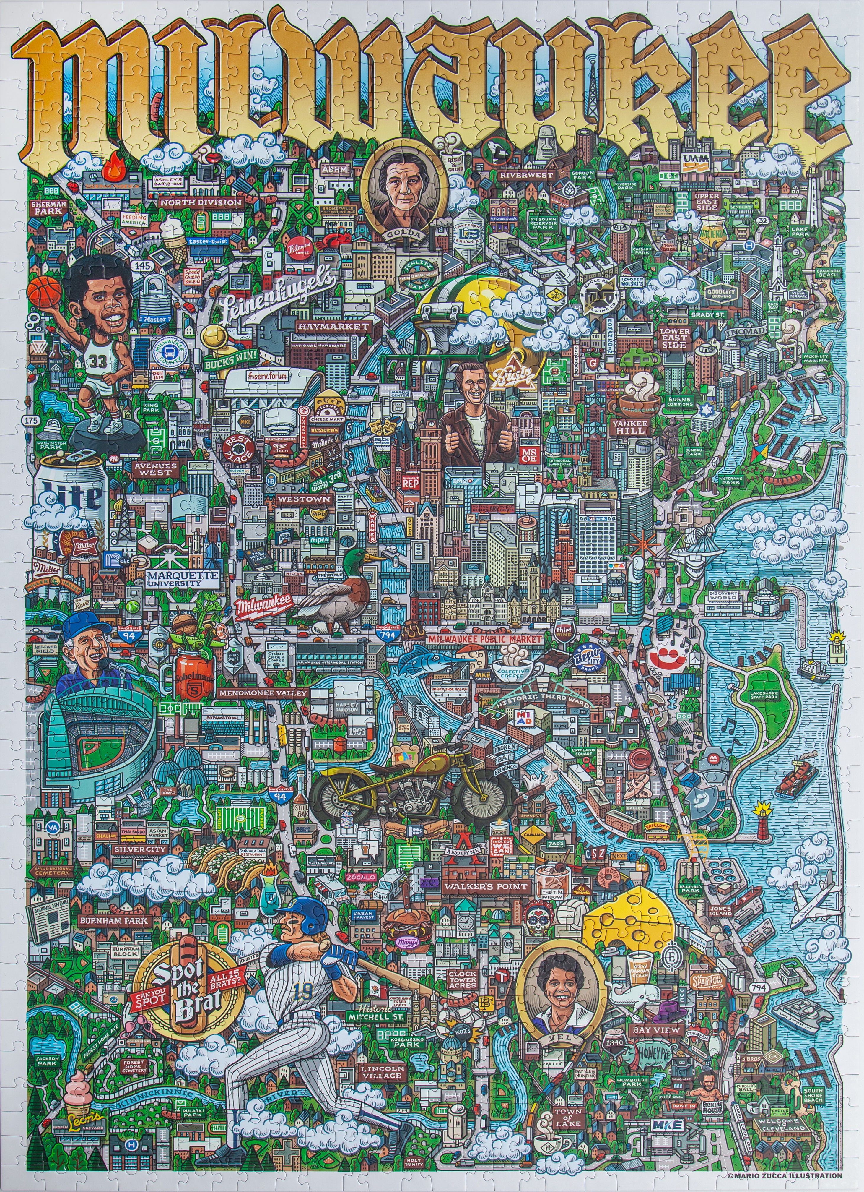 Milwaukee | 1000 Piece Puzzle – Birdie Puzzles