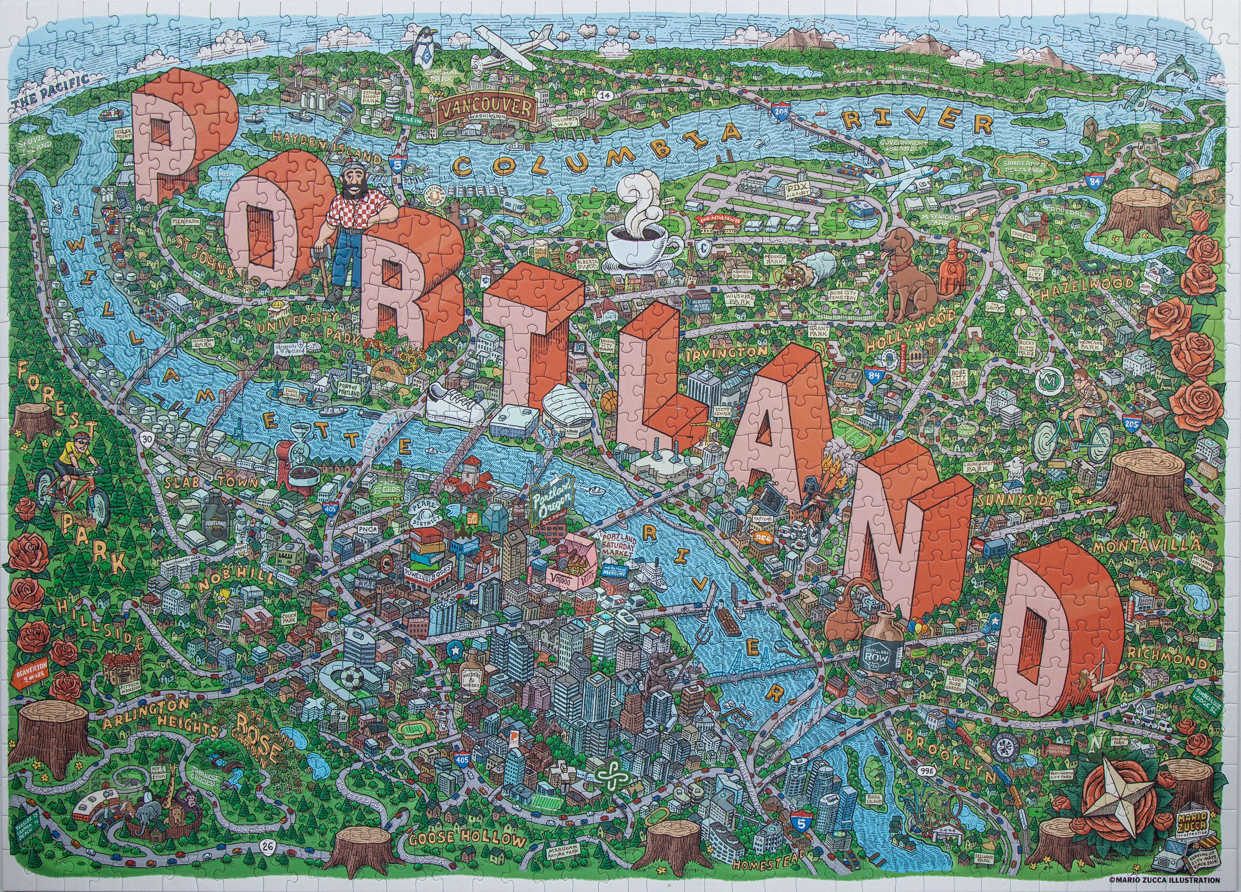 Portland | 1000 Piece Puzzle – Birdie Puzzles