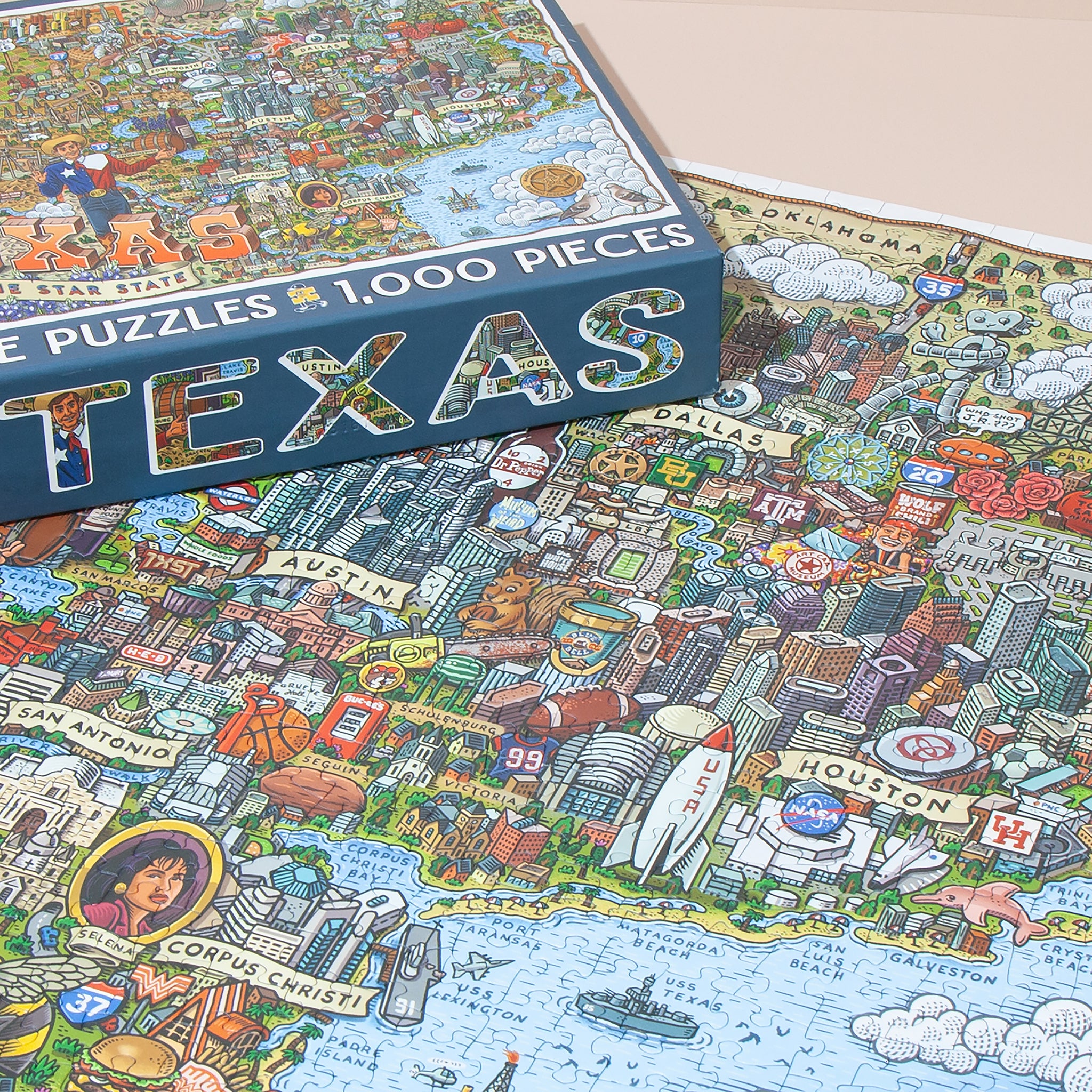 Texas | 1,000 Piece Puzzle – Birdie Puzzles